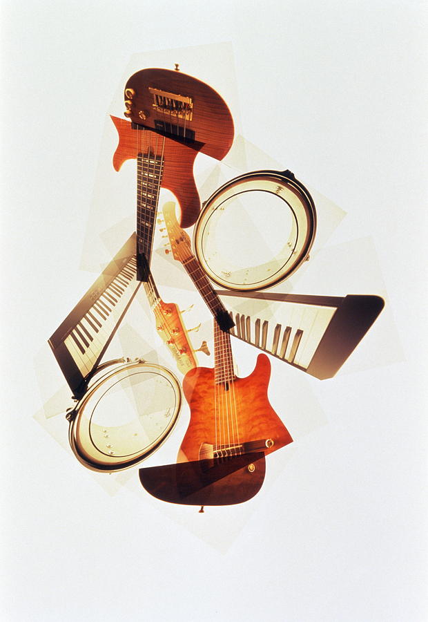 Music Photograph - Musical Instruments by Hans Neleman