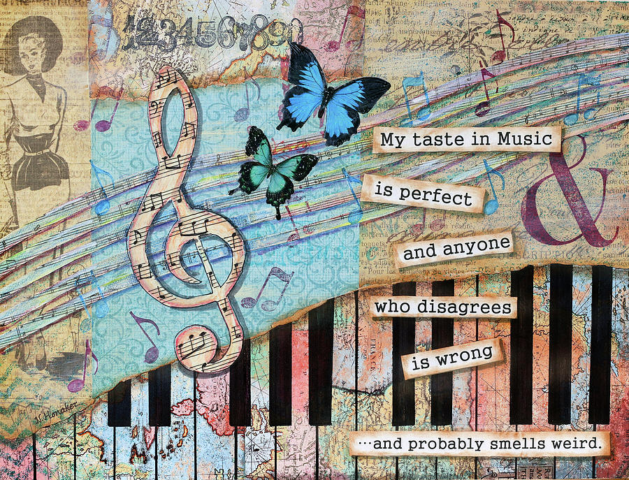 Music Mixed Media - Musical Perfection by Let Your Art Soar