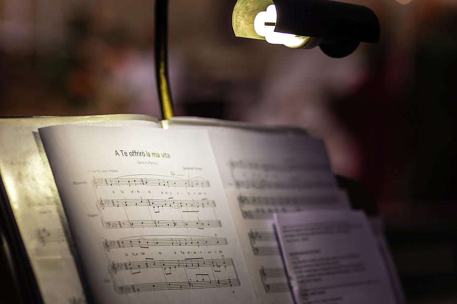 Musical scores Photograph by Vivida Photo PC