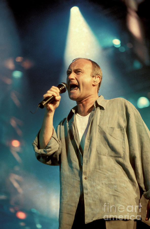 Musician Phil Collins Photograph by Concert Photos Pixels