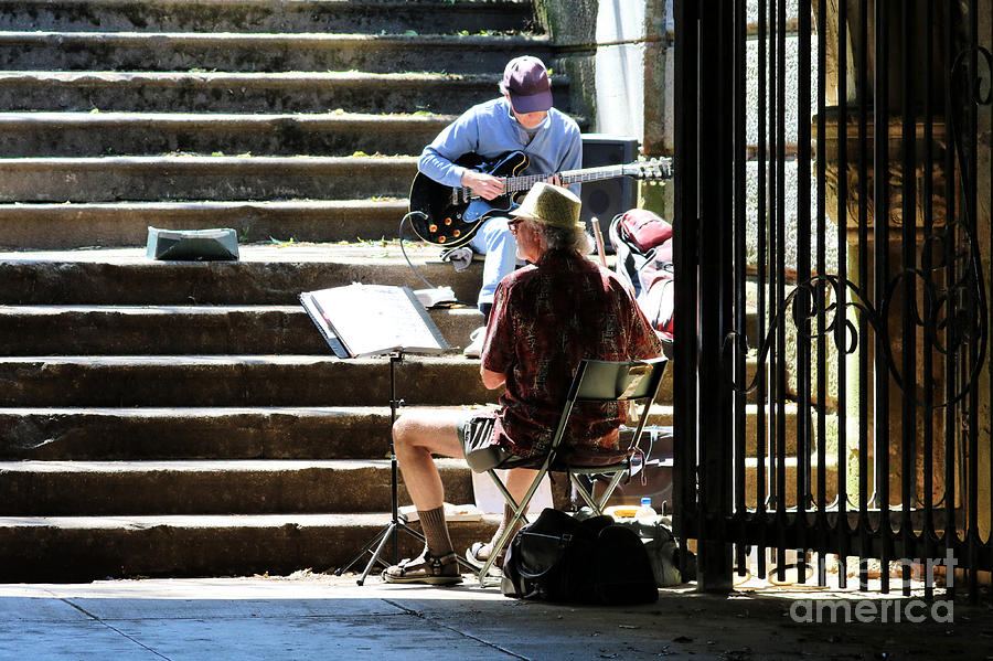 Musicians In The Park Photograph