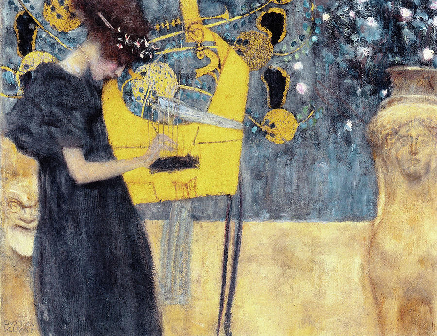 Gustav Klimt Painting - Musik1 - Digital Remastered Edition by Gustav Klimt Gustav Klimt Painting - Musik1 - Digital Remastered Edition by Gustav Klimt