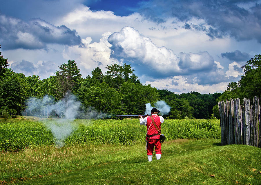 Musket Firing at Fort Necessity Photograph by Carolyn Derstine