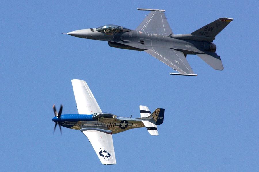 Mustang And Viper Heritage Flight Photograph by Richard Filteau - Pixels