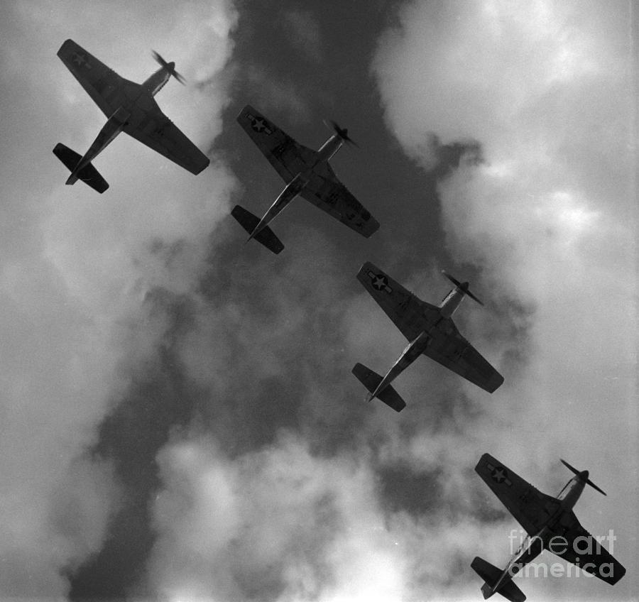 Mustang Formation Photograph by Toni Frissell