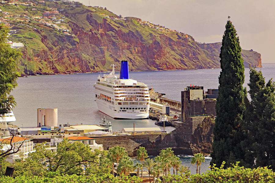 MV Oriana in Funchal Photograph by Tony Murtagh