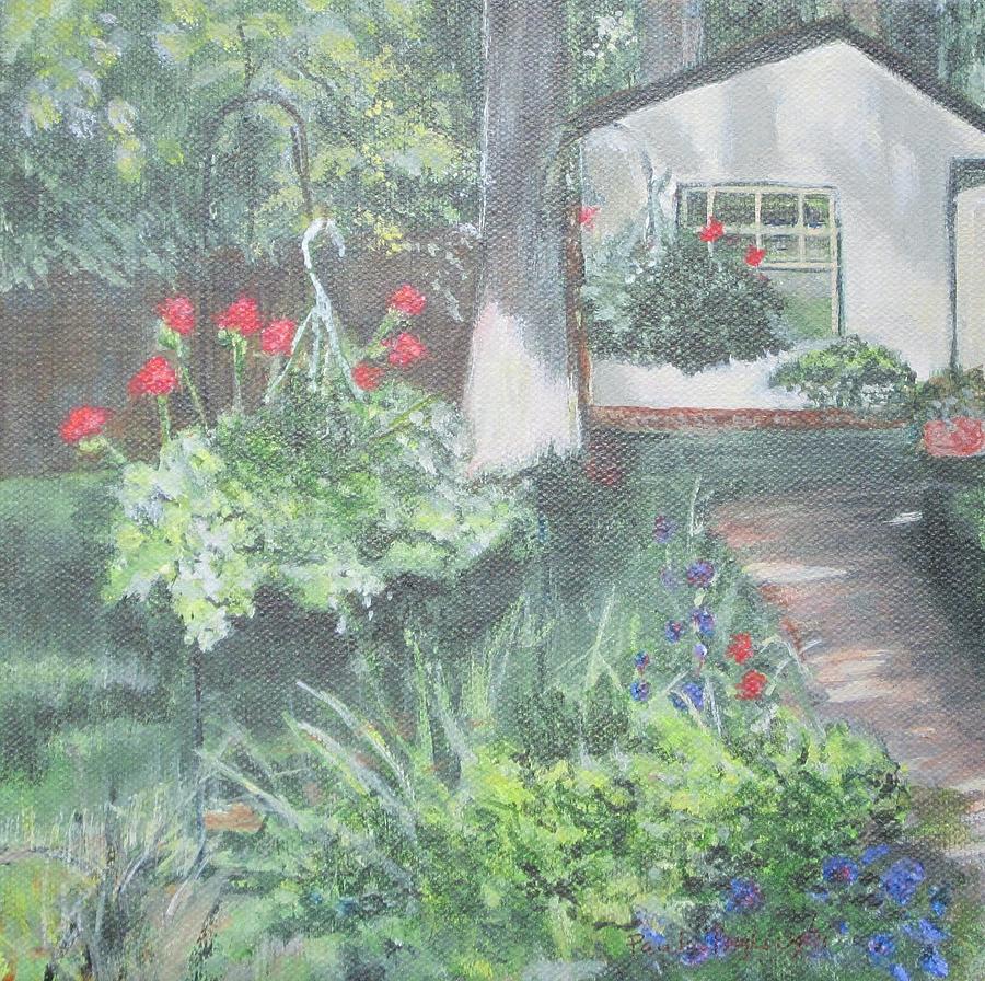 My Backyard Painting by Paula Pagliughi