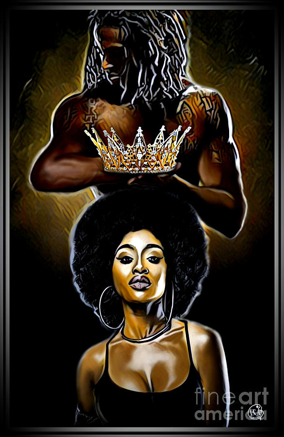 My Beautiful Black Queen Digital Art by Ortega Missouri