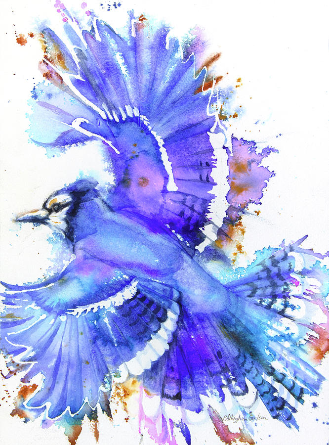 My Blue Jay Painting by Patricia Allingham Carlson