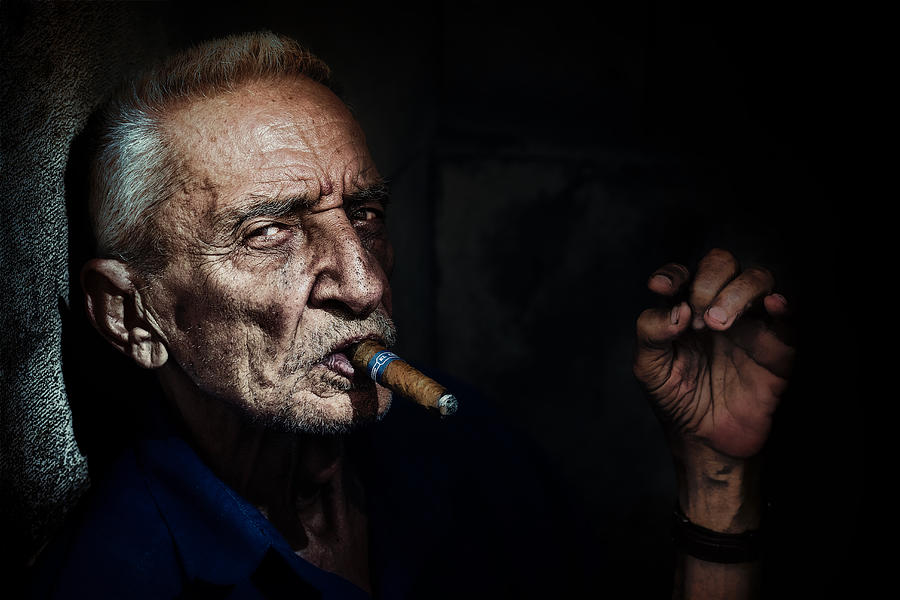 Cuban Photograph - My Cigar by Trevor Cole
