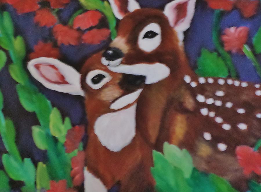 My Dear Deer Painting by Christy Saunders Church