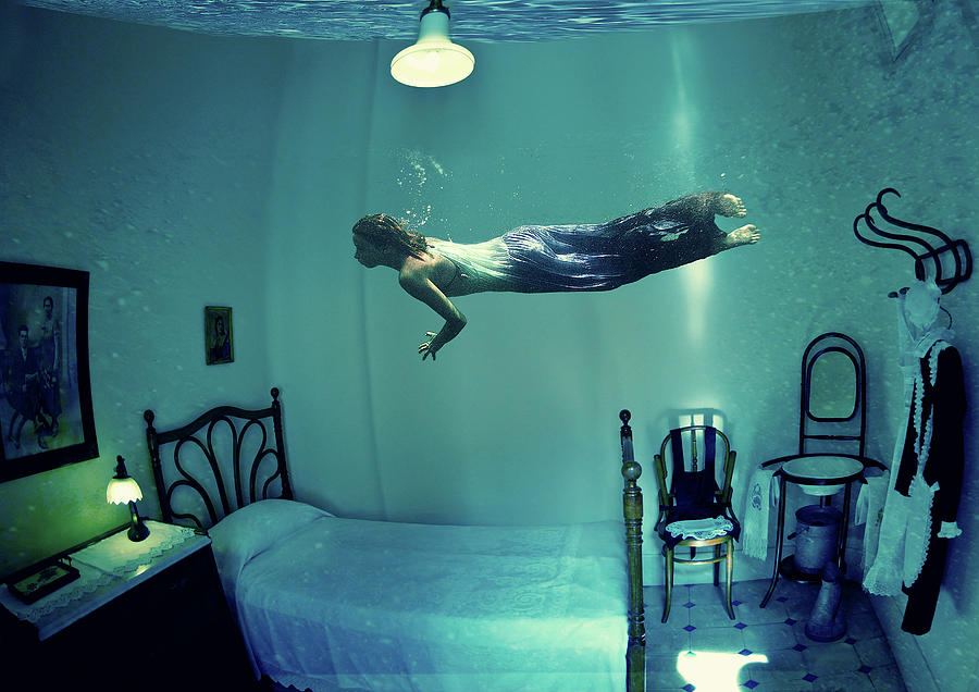 Barcelona Photograph - My Dream Over The Bed by Vessela Banzourkova