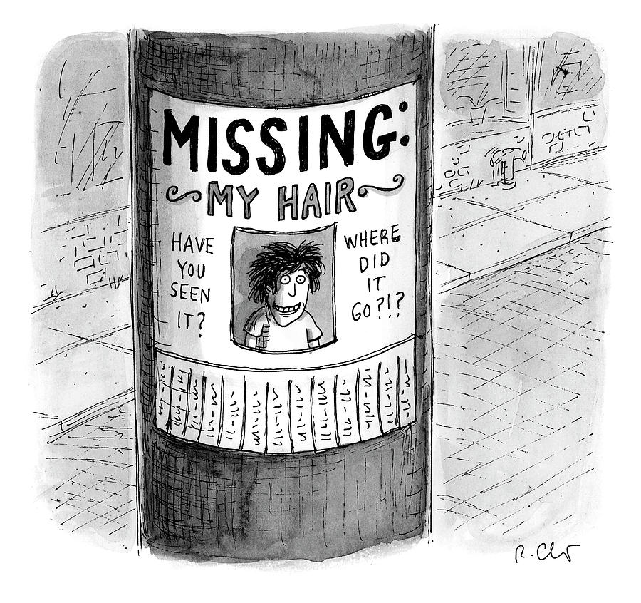 My Hair Drawing by Roz Chast My Hair Drawing by Roz Chast