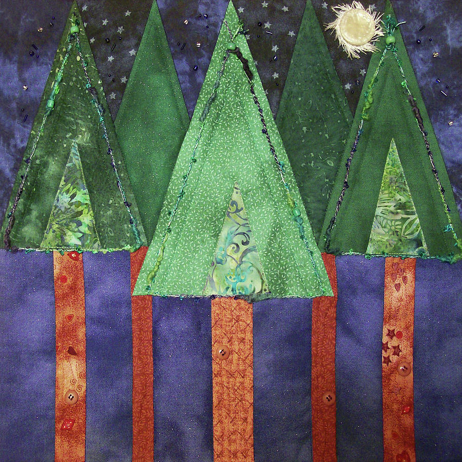 My Love is a Pine Tree Tapestry - Textile by Pam Geisel