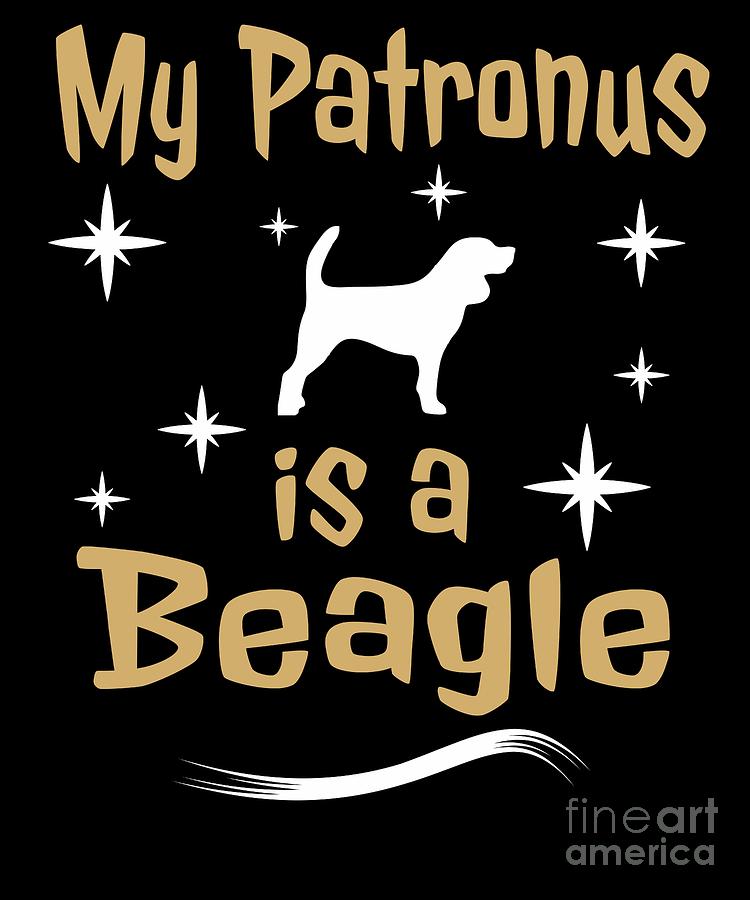 My Patronus Is A Beagle Dog Digital Art by Dusan Vrdelja - Fine Art America