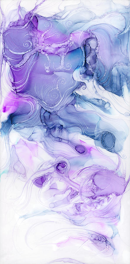 My Purple Heaven Painting by KC Pollak