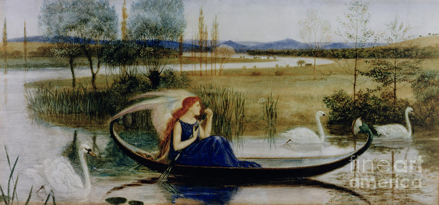Landscape Photograph - My Soul Is An Enchanted Boat by Walter Crane