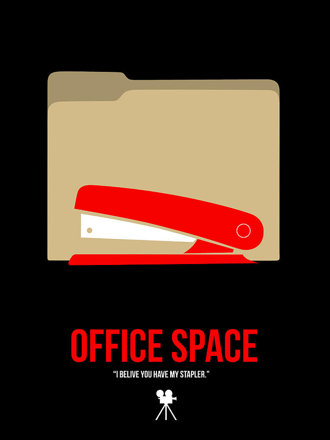 Office Space Digital Art - My Stapler by Naxart Studio