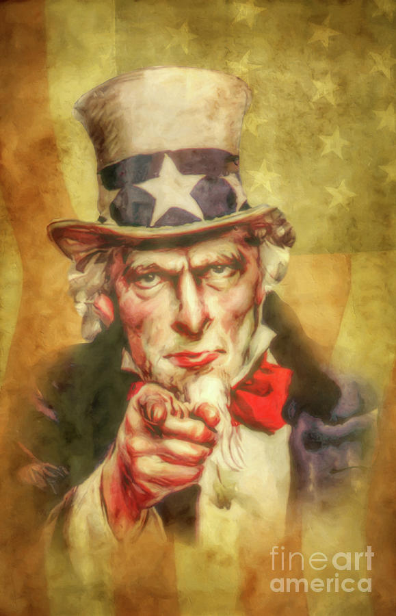 My Uncle Sam Digital Art by Randy Steele