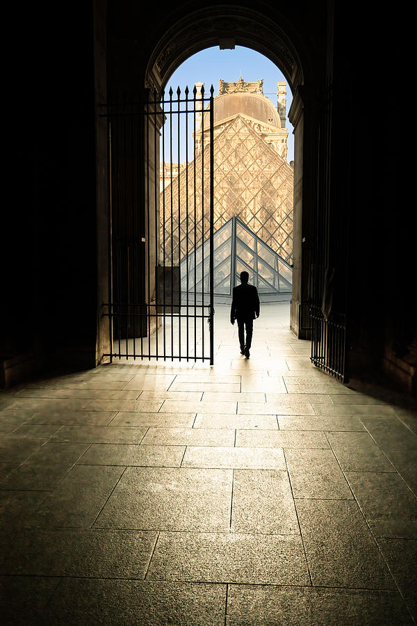 Louvre Photograph - My Way by Bruno Lavi