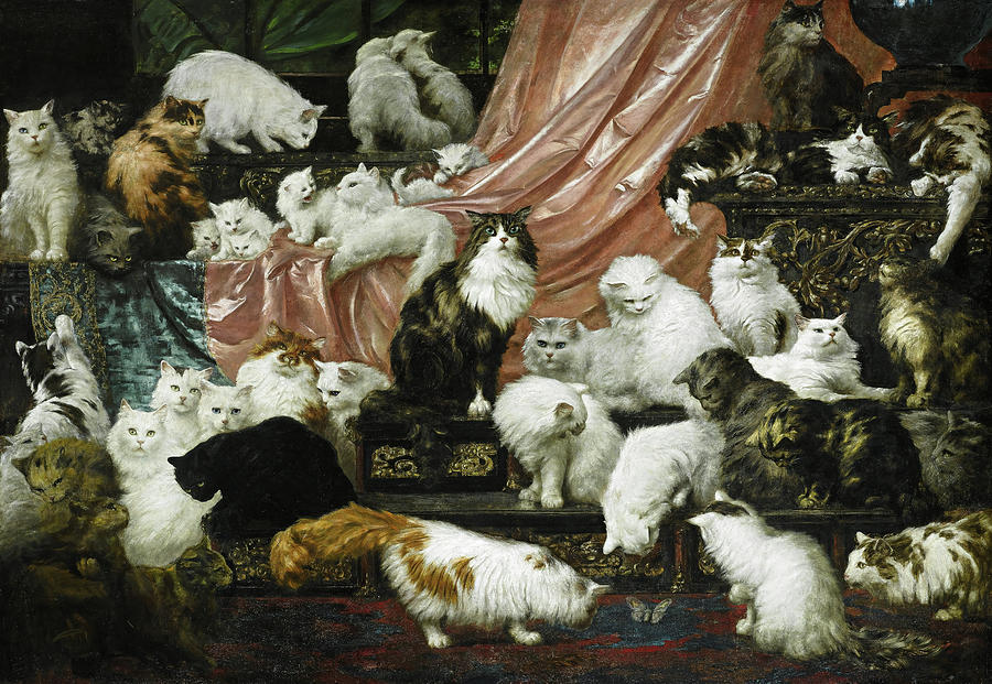 My Wifes Lovers, 1891 Painting by Carl Kahler image picture