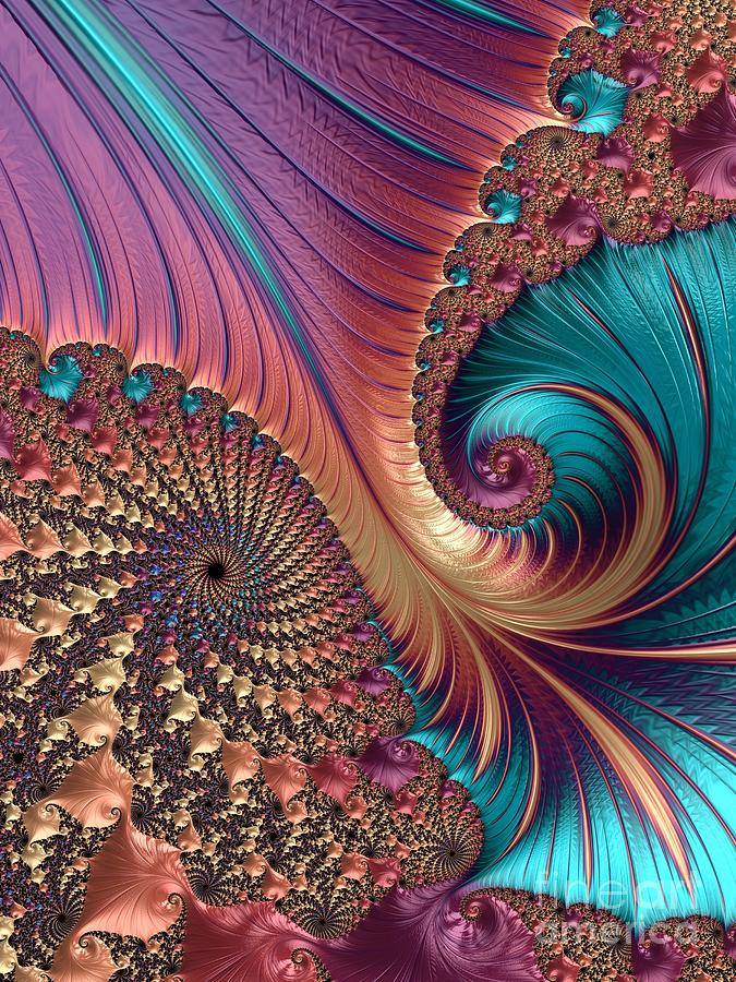 Frax Digital Art - My World. by Minnetta Heidbrink Frax Digital Art - My World. by Minnetta Heidbrink