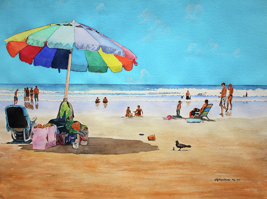 Beach Painting - Myrtle Beach by Jelly Starnes