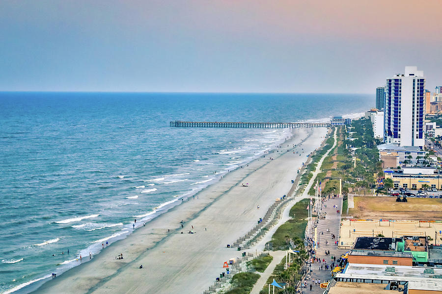 Myrtle Beach Sunset View Photograph by Dan Sproul