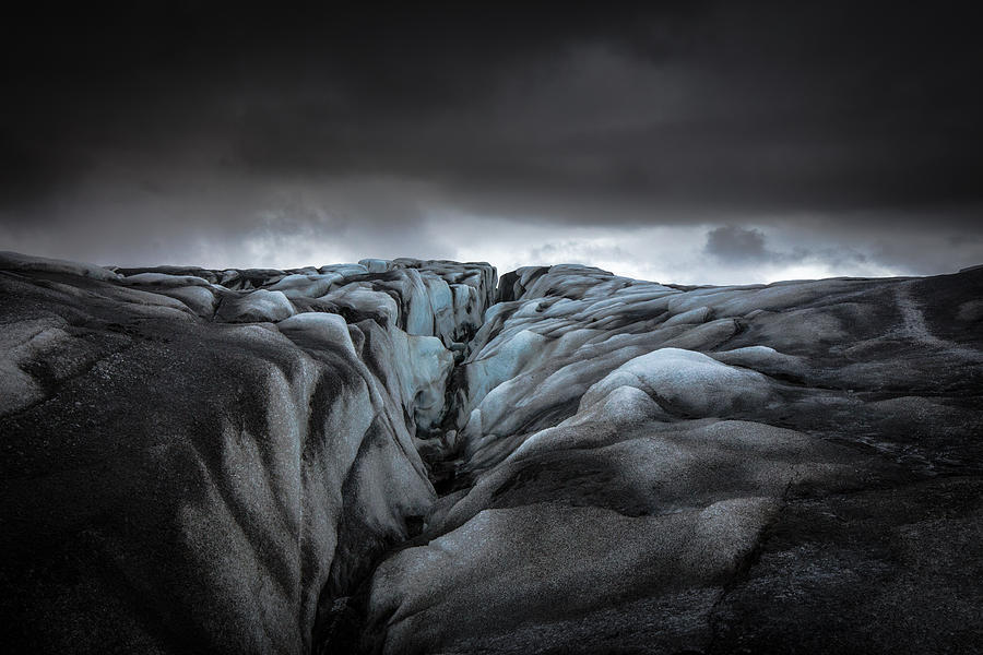 Landscape Photograph - Mysterious Glacier by Allan Li Wp