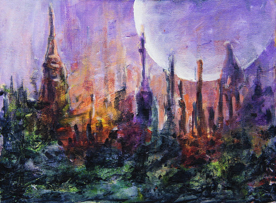 Mystery Garden Alien Planet by Yulia Kazansky Mystery Garden Alien Planet by Yulia Kazansky