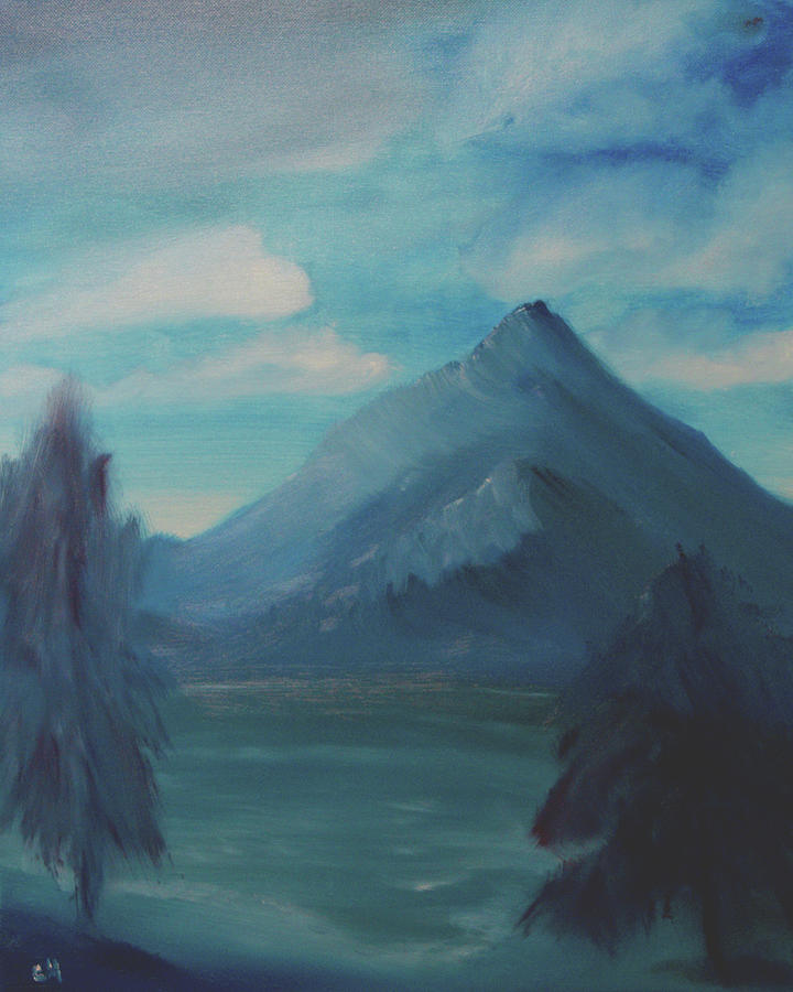 Mystery Mountain Painting by Chance Kafka