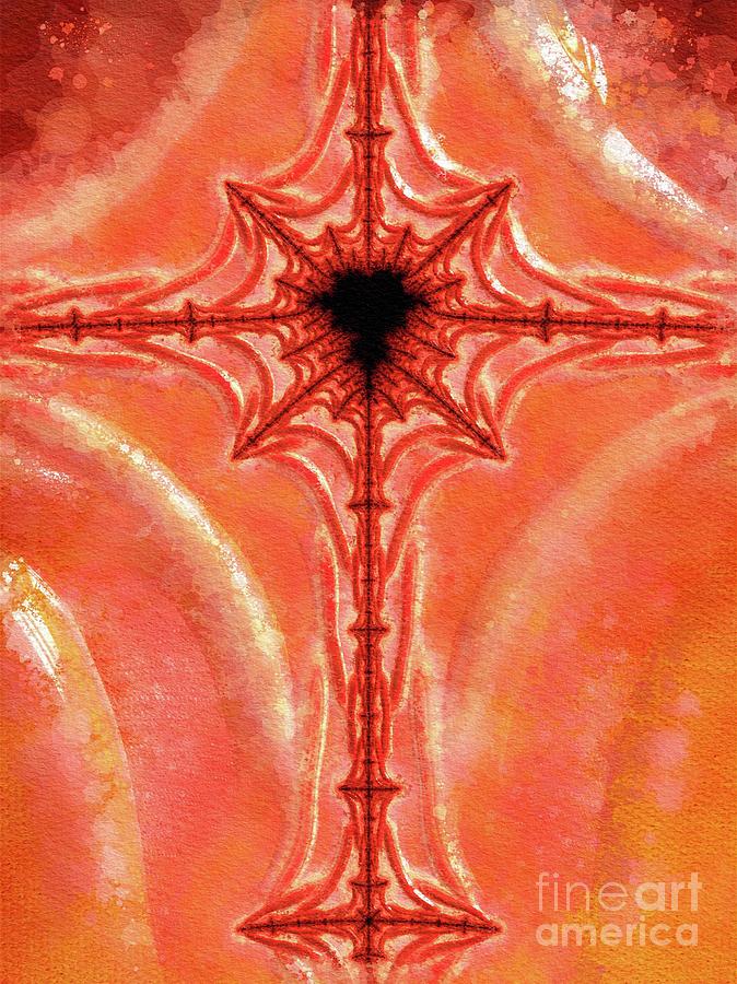 Mystic Cross Painting by Esoterica Art Agency