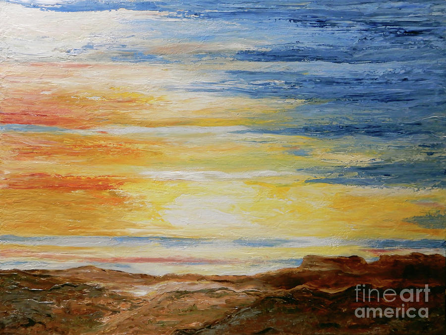 Mystic Horizon Painting by Suzette Kallen