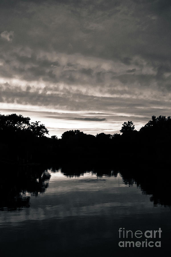 Mystic Island Silhouette Photograph by Colleen Kammerer