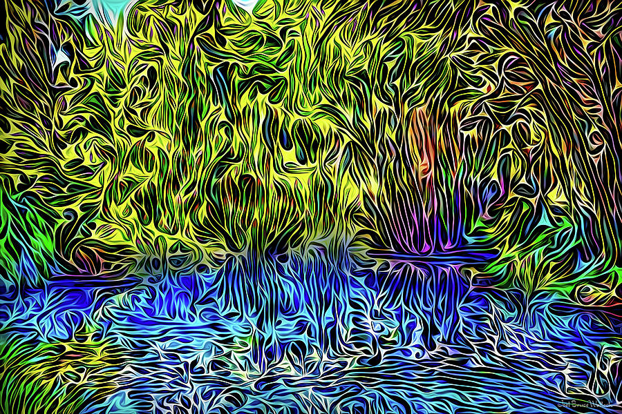 Mystic Pond Visions Digital Art by Joel Bruce Wallach