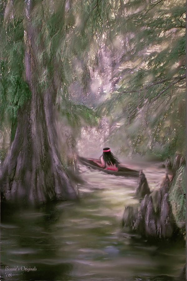 Mystic Reelfoot Lake  Digital Art by Bonnie Willis