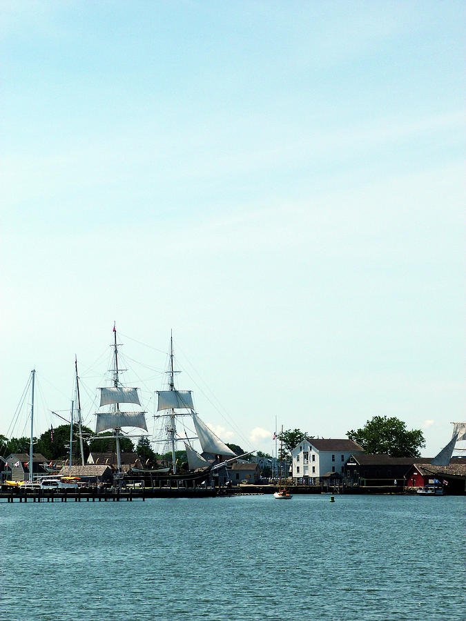 Mystic Seaport Harbor by Toni Leland Mystic Seaport Harbor by Toni Leland