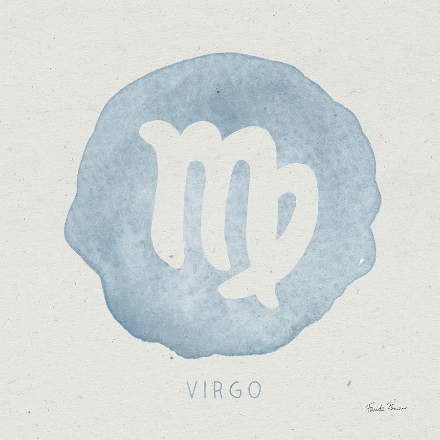 Astrological Sign Painting - Mystic Zodiac Vi by Farida Zaman
