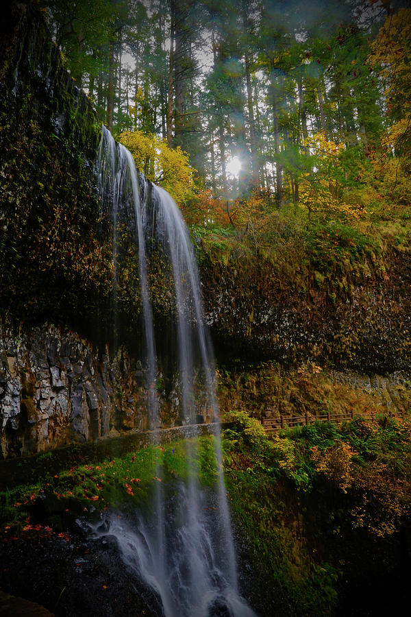 Fall Photograph - Mystical Falls 1 by Susan Vizvary Photography