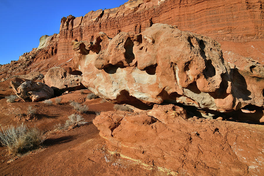 Mystical Rock Forms in Capitol Reef NP Photograph by Ray Mathis