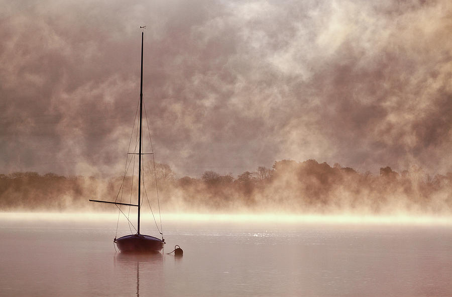 Boat Photograph - Mystical by Steve Moore