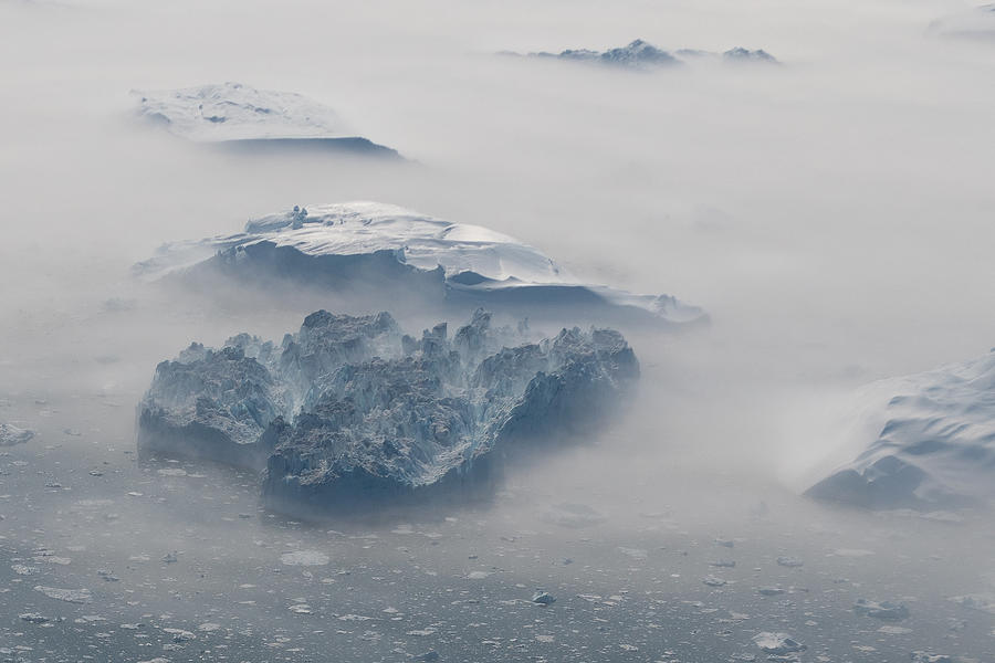 Mysty Iceberg Photograph by Marc Pelissier