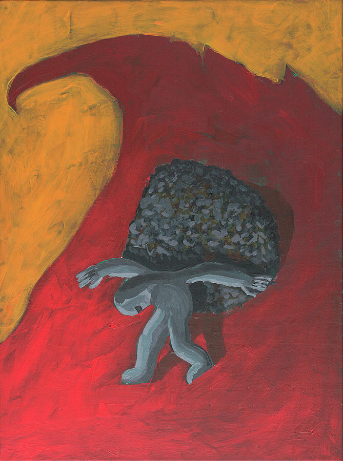 Myth Of Sisyphus Painting - Myth of Sisyphus by Jason Campbell