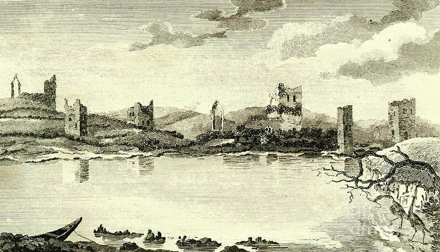 N. View Of The Ruins Of Clomines Drawing by Print Collector