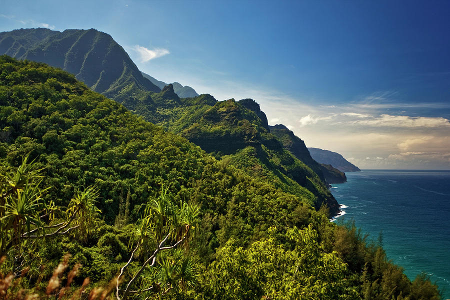 Na Pali Coast, As Seen From The Kalalau Photograph by Merten Snijders