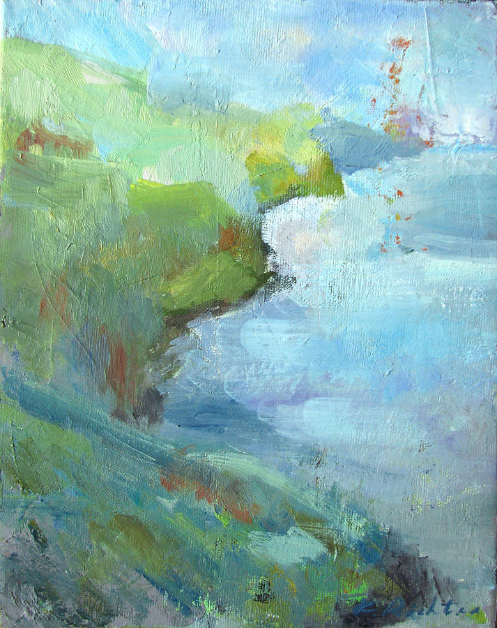 Na Pali Coast Painting by Keiko Richter