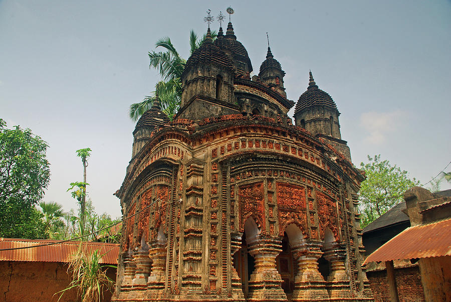 Nabaratana Terracotta Temple, Joypur Photograph by Amitabha Gupta Nabaratana Terracotta Temple, Joypur Photograph by Amitabha Gupta