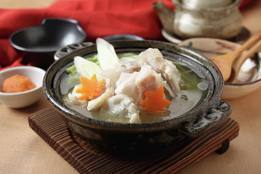 Nabemono japanese Stew With Fish Photograph by Yuichi Nishihata Photography