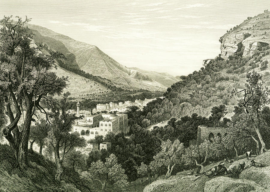 Nablus 1881 Photograph by Munir Alawi