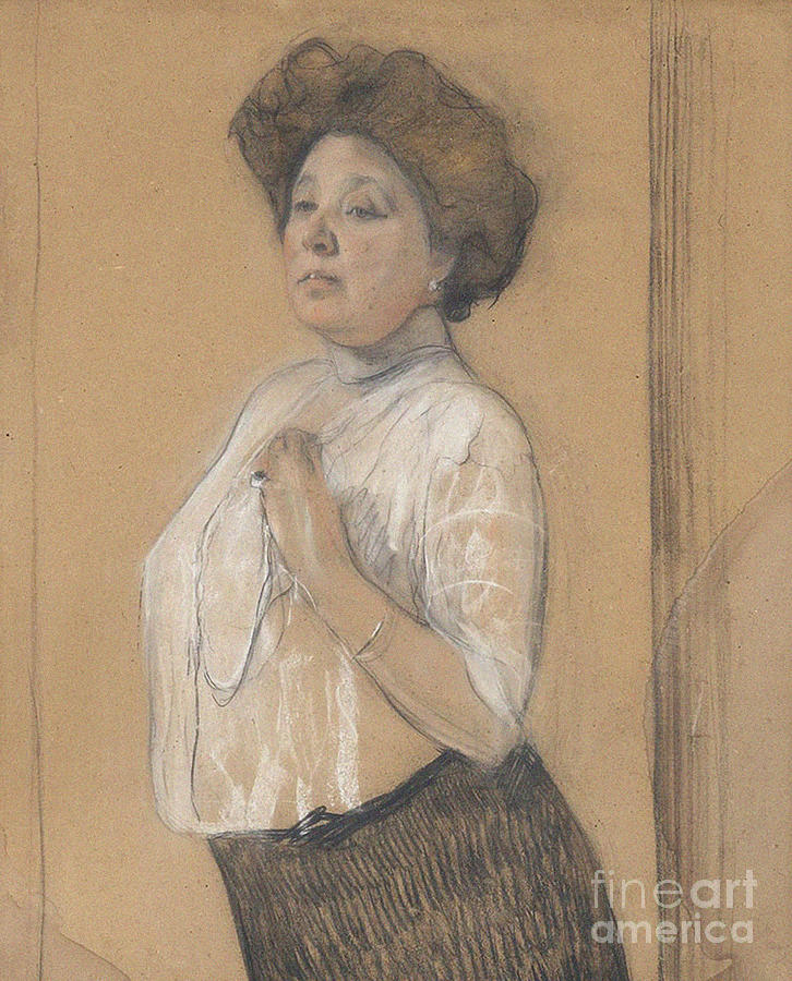 Nadezhda Petrovna Lamanova 1861-1941 Drawing by Heritage Images